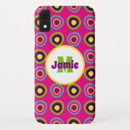 Capa Para iPhone Da Case-Mate Padrão de Círculos Funk Personalizados
