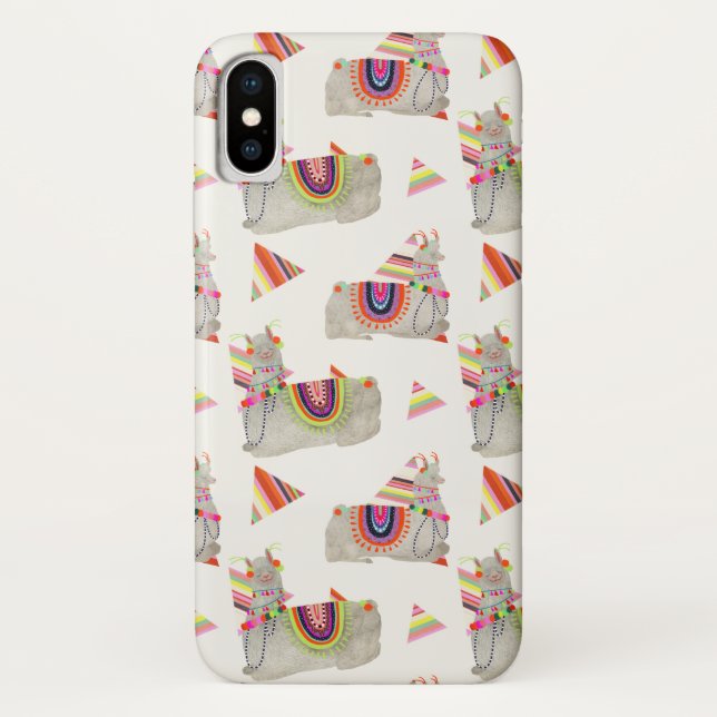 Capa Para iPhone, Case-Mate Padrão de Coleção Llamarama II (Verso)