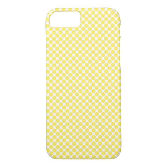 Capa Para iPhone, Case-Mate Padrão de Comida amarelo-limão (Verso)