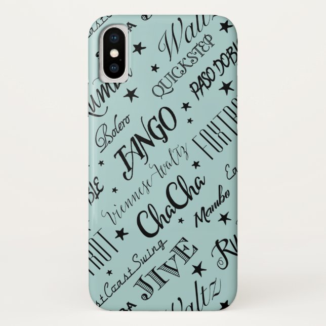 Capa Para iPhone, Case-Mate Padrão de dança do salão | Selecione a cor (Verso)