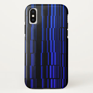 Capa Para iPhone Da Case-Mate Padrão de distribuição moderna única azul de meia-