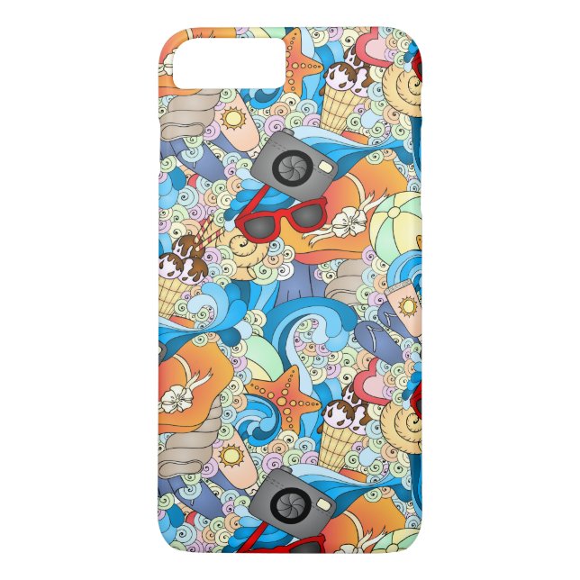 Capa Para iPhone, Case-Mate Padrão de diversão de verão (Verso)