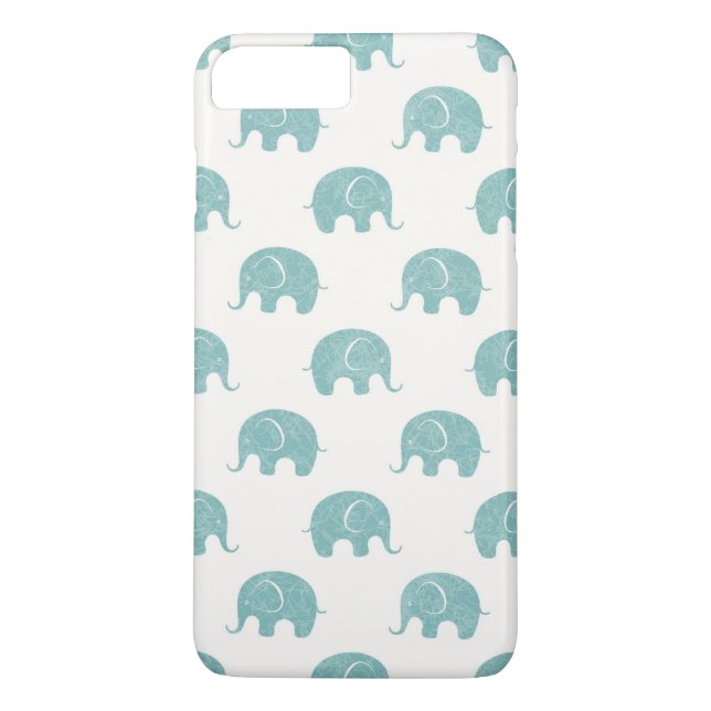 Capa Para iPhone, Case-Mate Padrão de elefante de cor lacrimogênea (Verso)