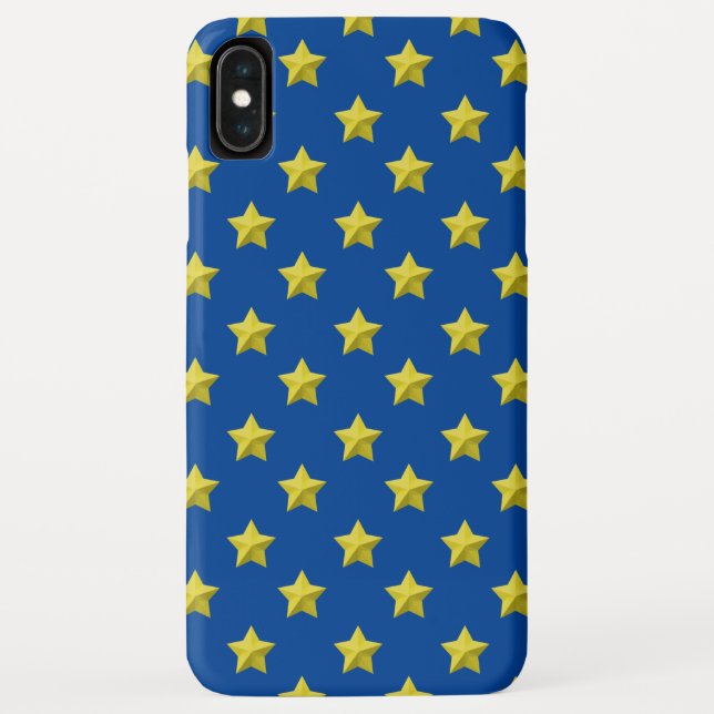 Capa Para iPhone, Case-Mate Padrão de estrelas Douradas (Verso)