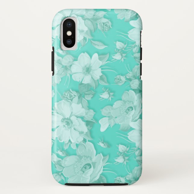 Capa Para iPhone, Case-Mate Padrão de Flor (Verso)