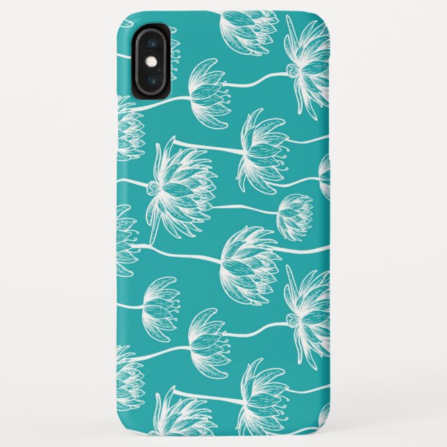 Capa Para iPhone, Case-Mate padrão de flor de lótus (Verso)
