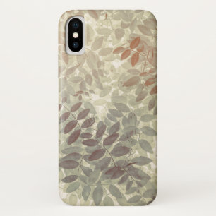 Capa Para iPhone X Padrão de Folhas de Vetch Ilhas San Juan, WA