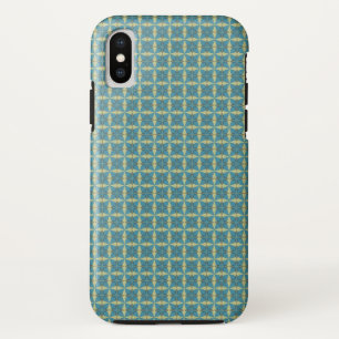 Capa Para iPhone Da Case-Mate Padrão de folhas simples em azul
