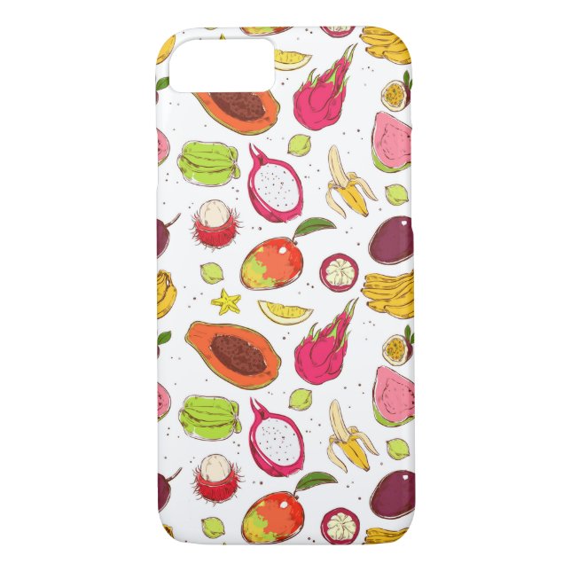 Capa Para iPhone, Case-Mate Padrão de Fruta tropical (Verso)