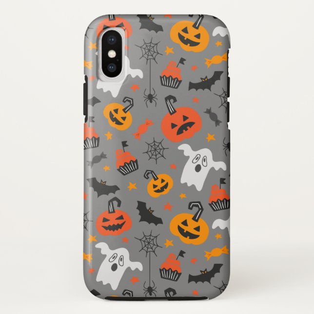 Capa Para iPhone, Case-Mate Padrão de Halloween (Verso)