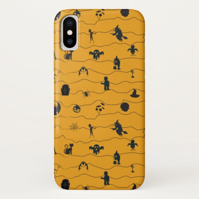 Capa Para iPhone, Case-Mate Padrão de Halloween (Verso)