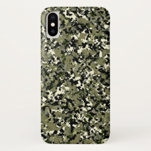 Capa Para iPhone Da Case-Mate Padrão de Impressão Camuflagem Creme Preto Verde