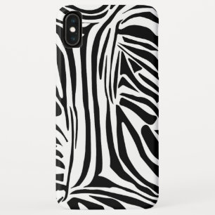 Capa Para iPhone Da Case-Mate Padrão de impressão de zebra preto e branco em neg