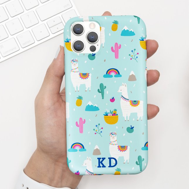 Capa Para iPhone, Case-Mate Padrão de Lama Azul-Aqua Cute (Criador carregado)