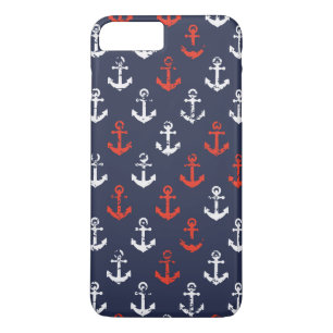 Capa Para iPhone Da Case-Mate Padrão De Marinho Branco E Azul