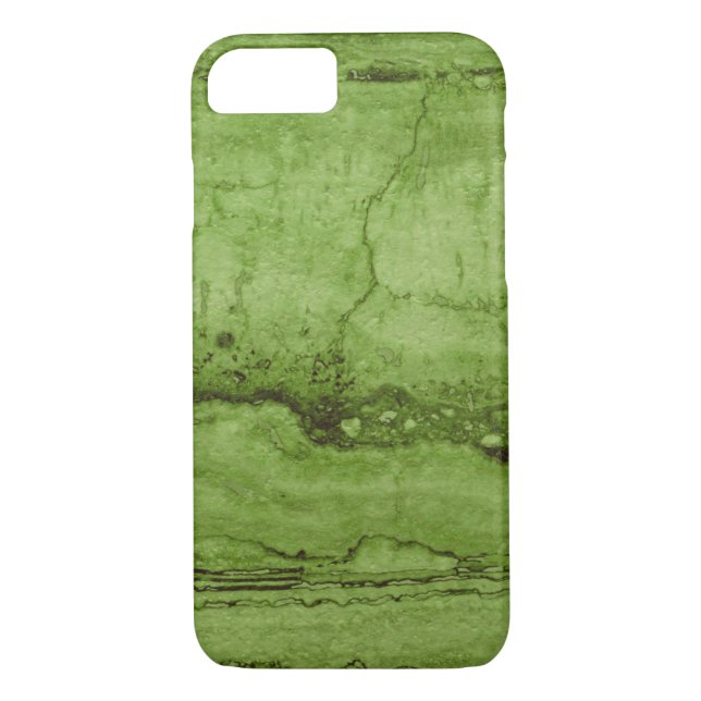 Capa Para iPhone, Case-Mate Padrão de mármore de pedra verde abstrato Granite (Verso)