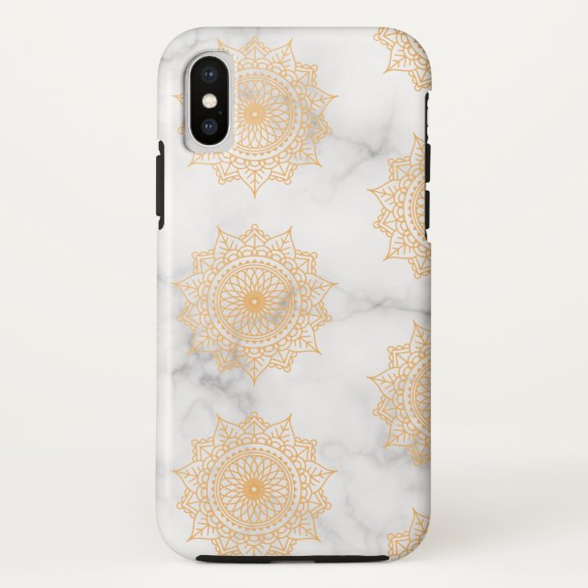 Capa Para iPhone, Case-Mate padrão de mármore e Ornamentado (Verso)