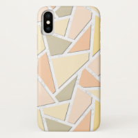 Padrão de mosaico amarelo limão