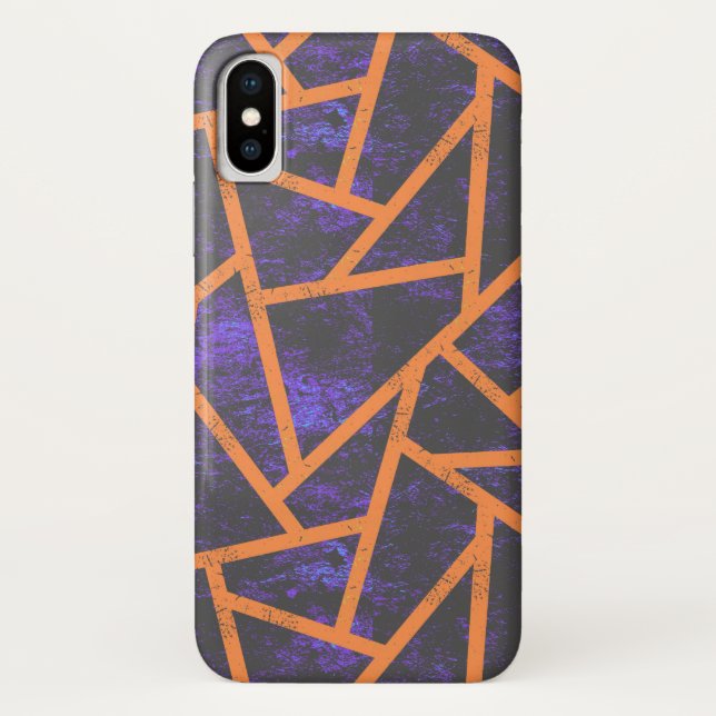 Capa Para iPhone, Case-Mate Padrão de mosaico de Halloween (Verso)