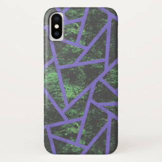 Capa Para iPhone Da Case-Mate Padrão de mosaico violeta e verde