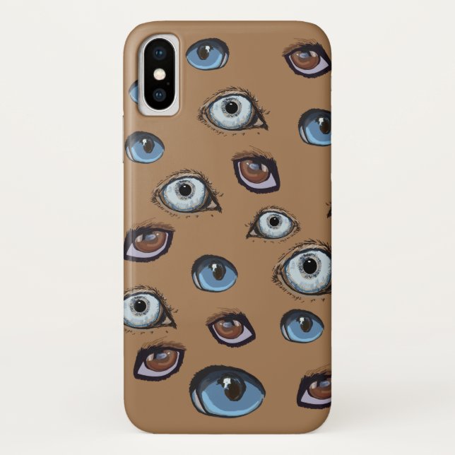 Capa Para iPhone, Case-Mate Padrão de olhos (Verso)