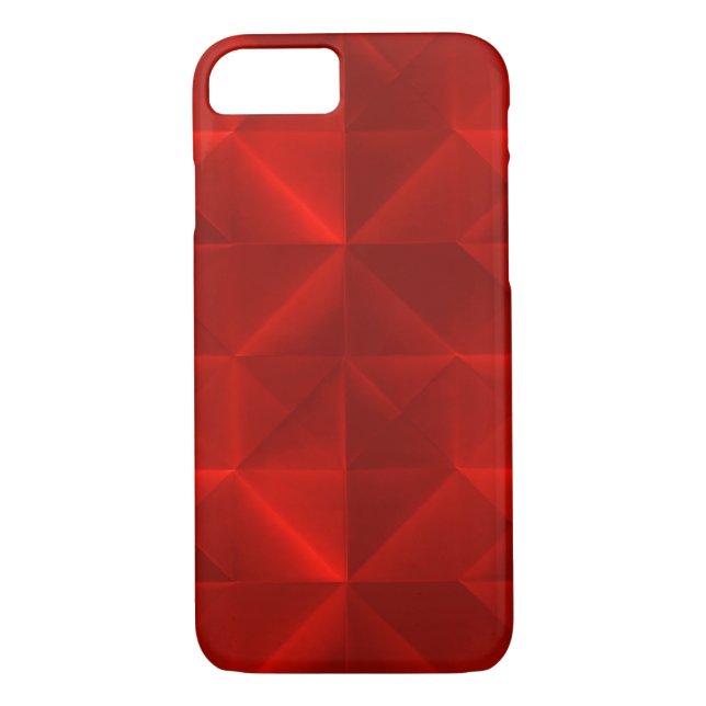 Capa Para iPhone, Case-Mate Padrão de Origami de Papel Vermelho Escarlate (Verso)