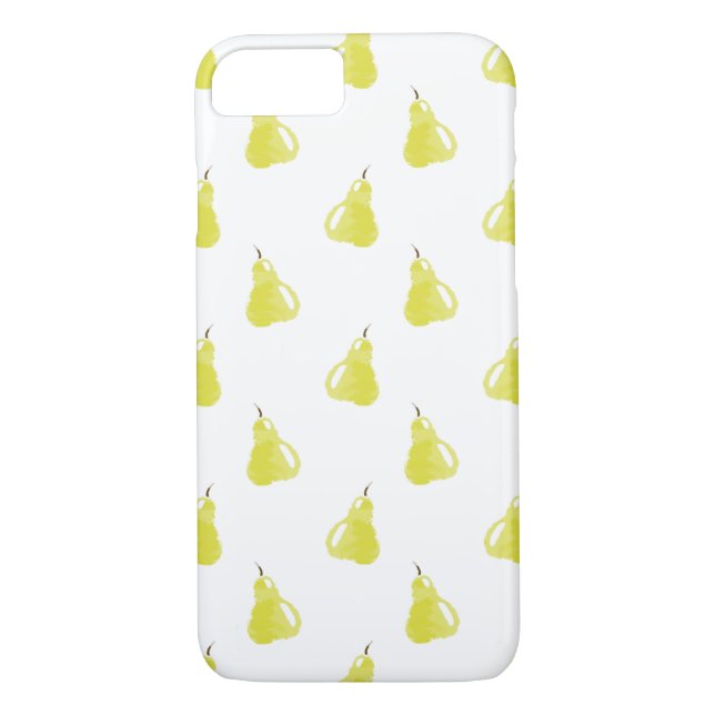 Capa Para iPhone, Case-Mate Padrão de Pear de Aquarela (Verso)
