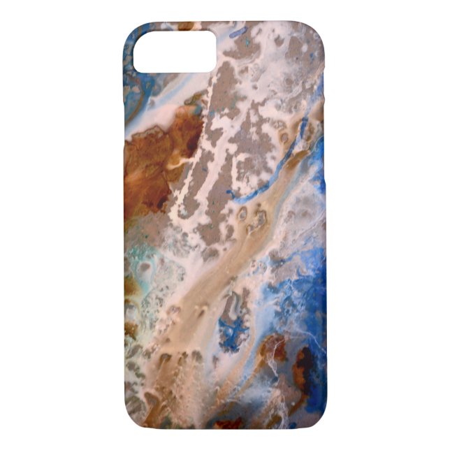 Capa Para iPhone, Case-Mate padrão de praia abstrato sandy padrão de água (Verso)