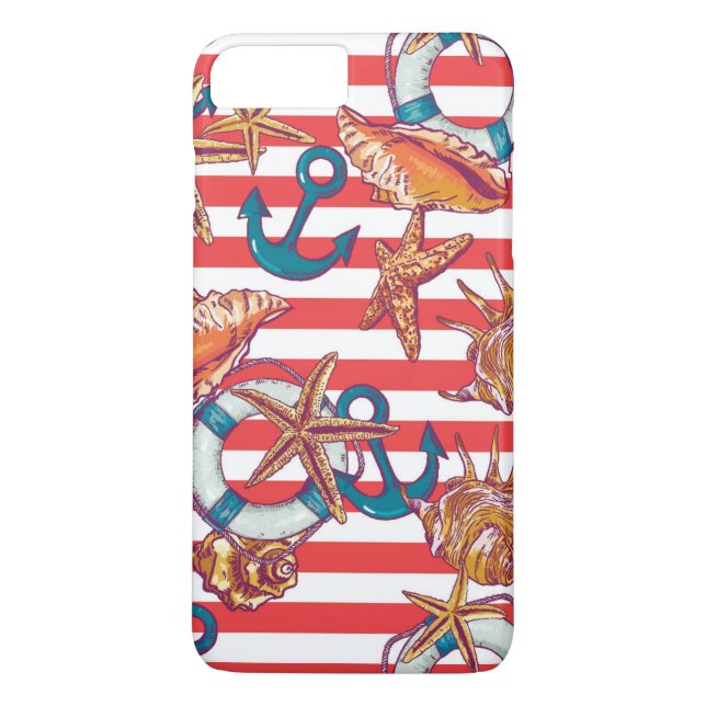 Capa Para iPhone, Case-Mate Padrão de Praia de Trendy (Verso)