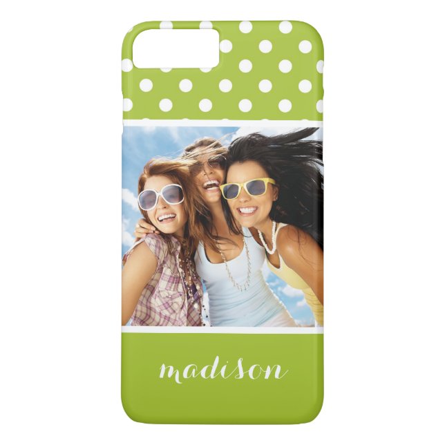 Capa Para iPhone, Case-Mate Padrão de Primavera de Fotografia e Nome Personali (Verso)