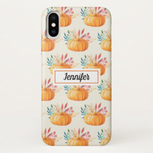 Capa Para iPhone Da Case-Mate Padrão De Pumpkin De Cor Laranja Coca-Laranja