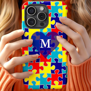Capa Para iPhone Da Case-Mate Padrão de Puzzle de Consciencialização do Autismo 