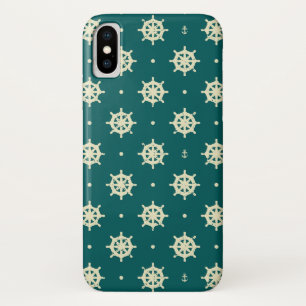Capa Para iPhone Da Case-Mate Padrão de Roda do Navio Vintage