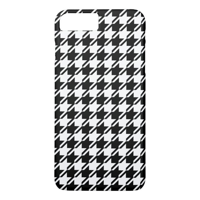 Capa Para iPhone, Case-Mate Padrão de Rpt BW do Houndstooth (Verso)