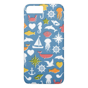 Capa Para iPhone Da Case-Mate Padrão de Símbolos Marinhos