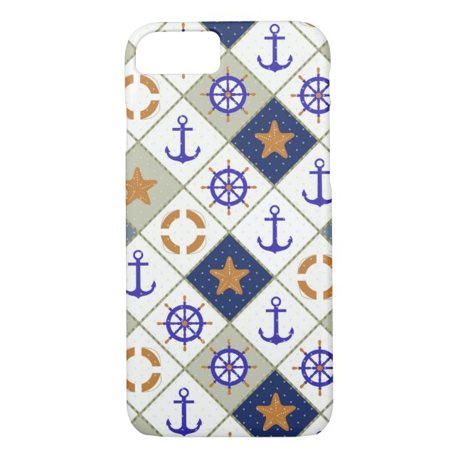 Capa Para iPhone, Case-Mate Padrão de Tema do Mar 2 (Verso)