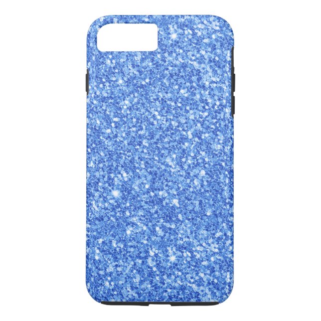 Capa Para iPhone, Case-Mate Padrão de textura brilhante azul (Verso)
