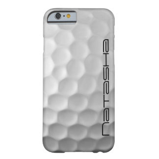 Capa Barely There Para iPhone 6 Padrão de textura personalizado da bola de golfe