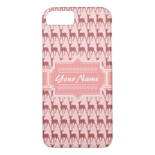 Capa Para iPhone Da Case-Mate Padrão de Veado de Salmão Rosa Coral N2 personal