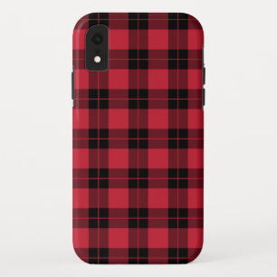 Capa Para iPhone Da Case-Mate Padrão de Xadrez Vermelha Moderna