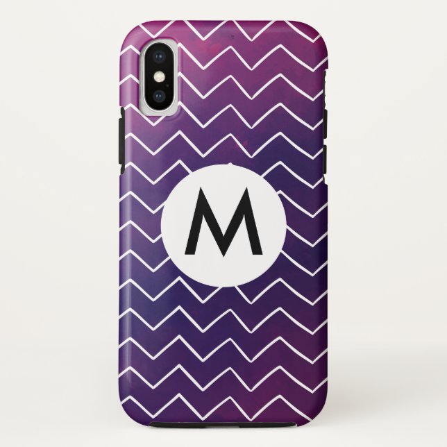 Capa Para iPhone, Case-Mate padrão desenhado em chevron (Verso)
