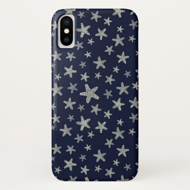 Capa Para iPhone, Case-Mate Padrão Do Mar De Starfish (Verso)