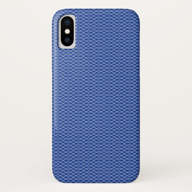 Capa Para iPhone, Case-Mate Padrão do marinho Chevron (Verso)
