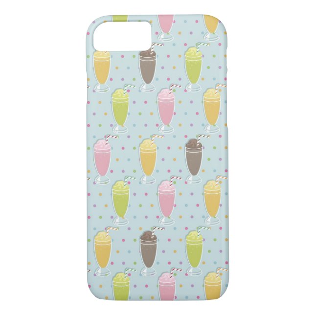 Capa Para iPhone, Case-Mate Padrão do Milkshake (Verso)