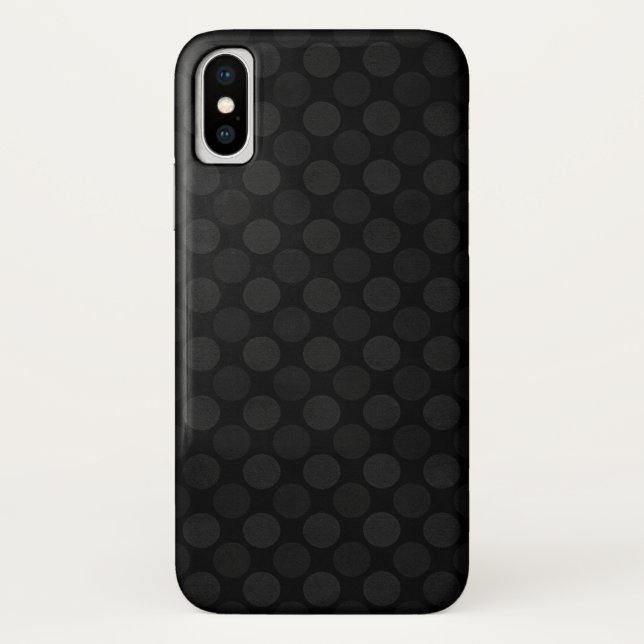 Capa Para iPhone, Case-Mate Padrão dos círculos pretos e brancos (Verso)
