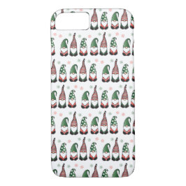 Capa iPhone 8/ 7 Padrão dos Gnomos de Natal