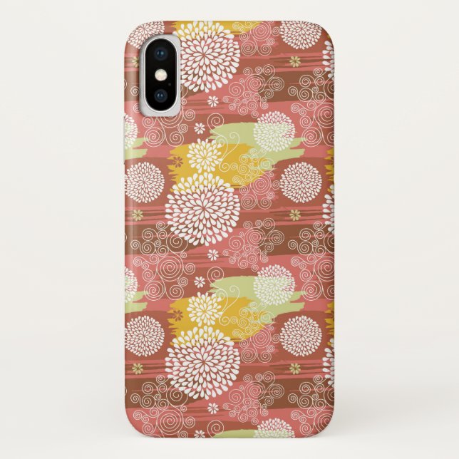 Capa Para iPhone, Case-Mate Padrão floral 2 (Verso)