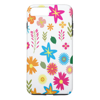 Capa iPhone 8 Plus/7 Plus Padrão Floral Colorido