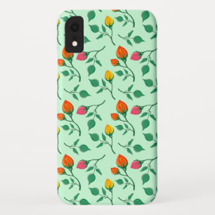Capa Para iPhone Da Case-Mate Padrão floral com flores rosa coloridas