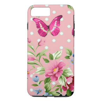 Capa Para iPhone Da Case-Mate padrão floral cor-de-rosa delicado